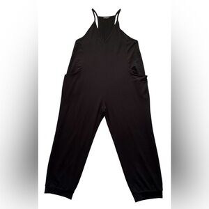 Wild Fable Women’s Black Relaxed Oversized Jumpsuit with Pockets Size Small